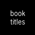 Book Titles